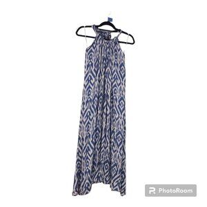 South Moon Under Juniper Blu Halter Maxi Dress Size XS